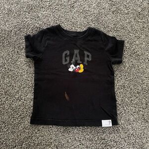 FINAL SALE 8/1/25 Baby Gap x Disney Mickey Mouse Logo Tee, Size 18-24 Months